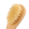 mini brosse faciale en bois de cheveux de haute qualité